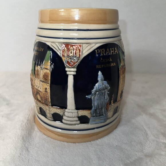Korbel Beer Stein Mug By Risch-Lau & Gebr.Metz GmbH. Hand Made & Hand Painted - Picture 6 of 12